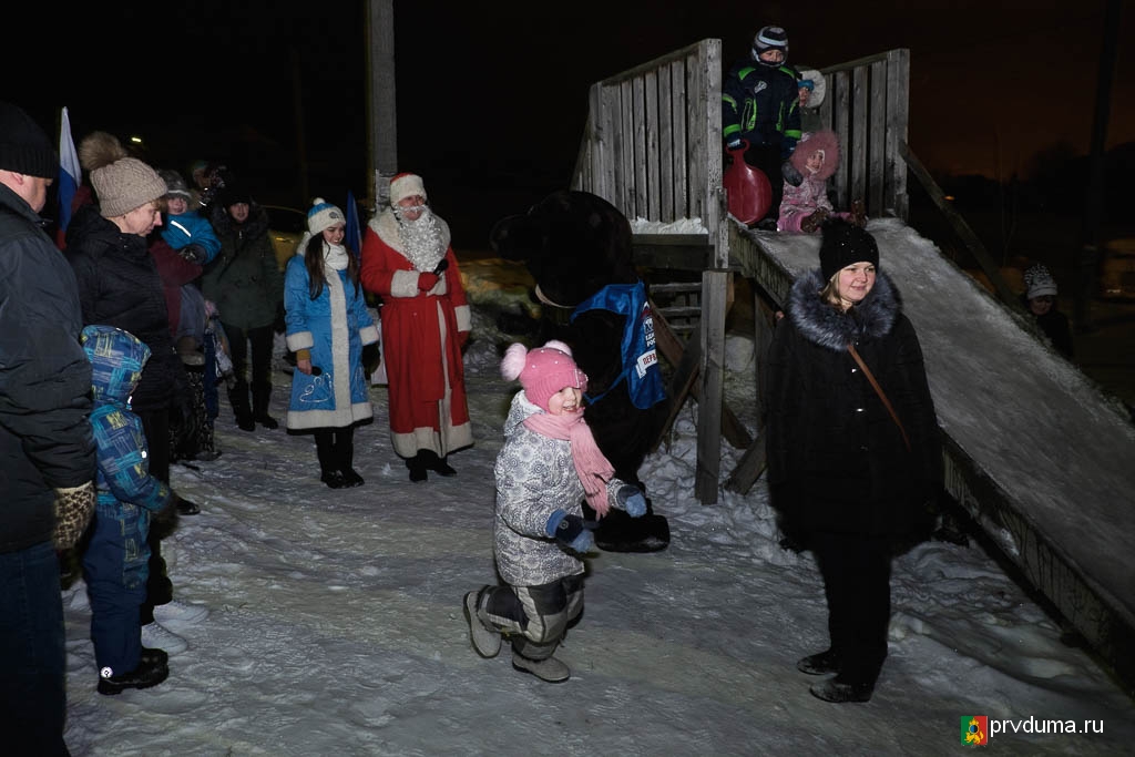 Новогодние праздники двора провели депутаты «Единой России» и «молодогвардейцы»