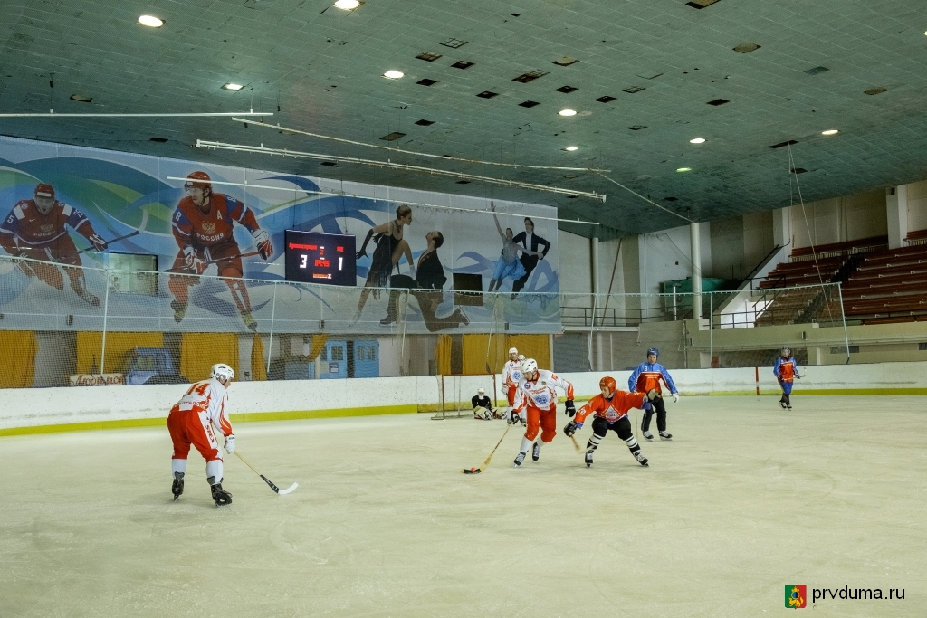 Депутаты приняли участие в турнире по мини-хоккею с мячом